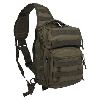 Mil-tec One strap rugzak 15l, Assault, legergroen