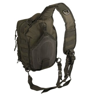 Mil-tec One strap rugzak 15l, Assault, legergroen