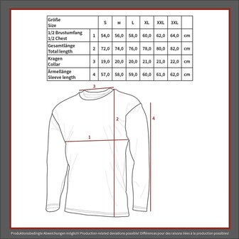 MFH US Longsleeve shirt, classic army, legergroen