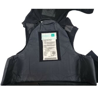Aegis soft armour body vest ballistisch klasse HG1+KR1+SP1, zwart