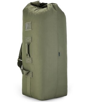 Sac polochon / kit sac &agrave; dos Kombat tactical 115L, vert olive