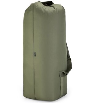 Sac polochon / kit sac &agrave; dos Kombat tactical 115L, vert olive