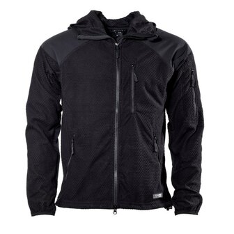 AB veste polaire tactique &agrave; capuche Delta, noire