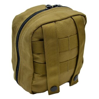 Condor utility pouch small met net tassen Molle, Khaki