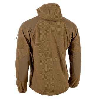 AB tactische hooded fleecejas Delta, Coyote tan