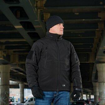 M-Tac Delta 3 softshell jas met modulaire fleece liner, zwart