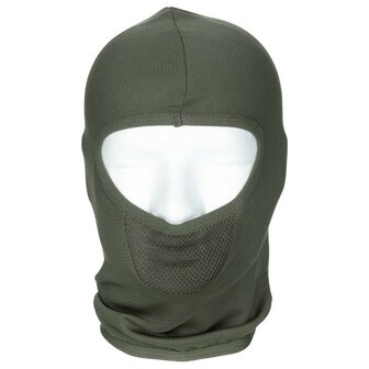 MFH Balaclava / Bivakmuts 1-gaats, &quot;Tactical&quot;, polyester, legergroen