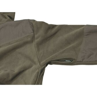MFH Alpine Fleece jas, Breathtex winddicht en waterwerend, olijfgroen