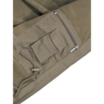 MFH Alpine Fleece jas, Breathtex winddicht en waterwerend, olijfgroen
