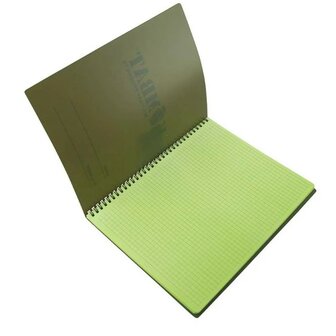 Kombat tactical all weather notitieblok A4 28 x 21 cm, legergroen