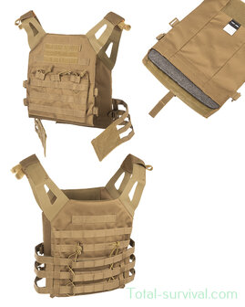 Mil-tec Plate carrier vest Gen II, coyote tan