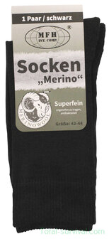 MFH trekking sokken, &quot;Merino&quot;, zwart