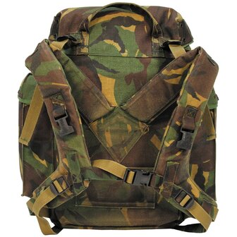 KL landmacht patrol rugzak 35L met zijtassen, woodland DPM