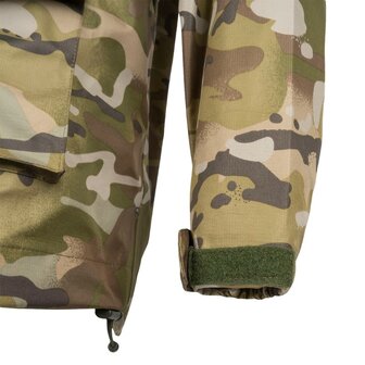 Highlander Typhoon Smock regenjas met capuchon, AB-Tex ademend, HMTC Multicam