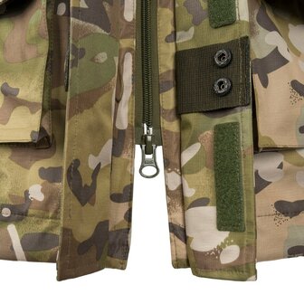 Highlander Typhoon Smock regenjas met capuchon, AB-Tex ademend, HMTC Multicam