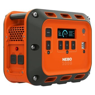 Nebo Intrepid 1000 draagbare stroomgroep USB / 12V / 240V aansluitingen, 960 Wh