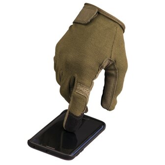 Mil-Tec Tactical Handschuhe Touch, oliv gr&uuml;n