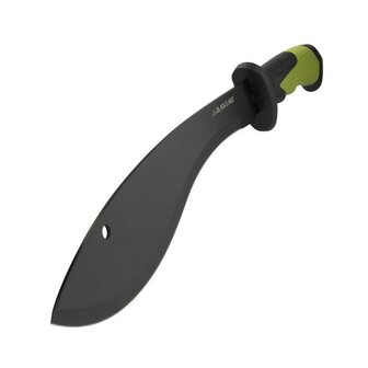 Black Eagle couteau de brousse / machette Chitwan Forest Green avec &eacute;tui en nylon