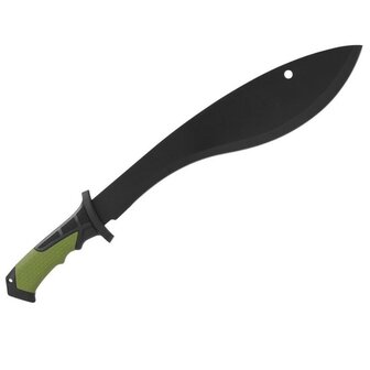 Black Eagle couteau de brousse / machette Chitwan Forest Green avec &eacute;tui en nylon