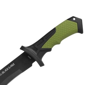 Black Eagle couteau de brousse / machette Chitwan Forest Green avec &eacute;tui en nylon