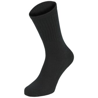 MFH Legersokken halflang zwart 3-pack