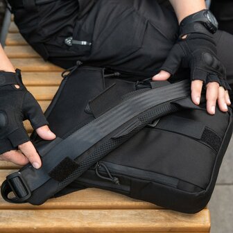 M-Tac elite interne schouderriem padding 50mm, zwart