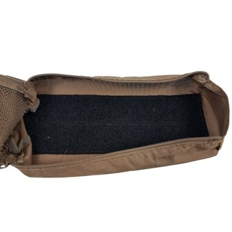 Danish army packing cube organizer with velcro back, size 2, Dark coyote