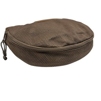 Danish army packing cube organizer with velcro back, size 4, Dark coyote