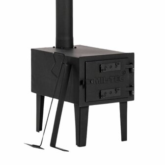 Mil-tec tent kachel compact 16,5 Kg met schoorsteen