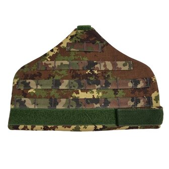 Italiaanse NC4 ballistische bovenarm protectors met inserts, Paar (links-rechts), Vegetato camo