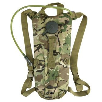 Kombat tactical aqua bladder drinkrugzak, met TPU-blaas, 2,5L, BTP Multicam