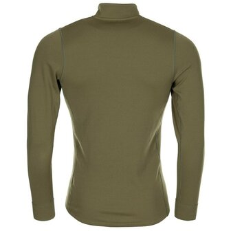 Thermolite Thermo Langarm Unterhemd mit Rollkragen und Rei&szlig;verschluss, Base layer, oliv gr&uuml;n