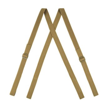 M-Tac elastische bretels L7 voor combat- en winterbroeken, Coyote tan