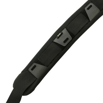 M-Tac elite interne schouderriem padding 40mm, zwart
