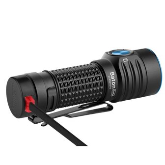Olight Baton Turbo black compacte verstraler LED zaklamp IPX8, Oplaadbaar 1100mAh