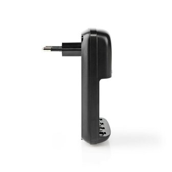 Nedis NiMH Batterijlader AA / AAA / E-Blok (9V), zwart