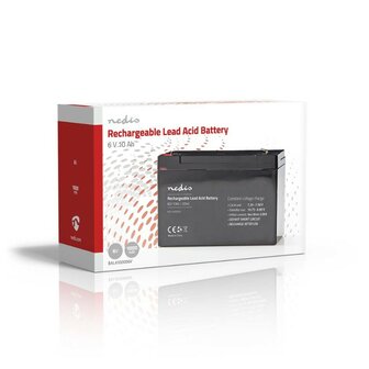 Nedis oplaadbare loodaccu 6V 10000 mAh