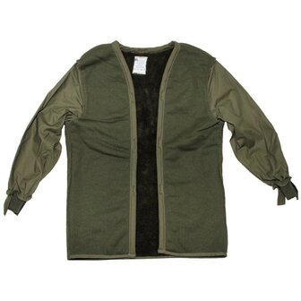 KL Thermal liner for smock jackets Cold Weather, fur lining, OD green