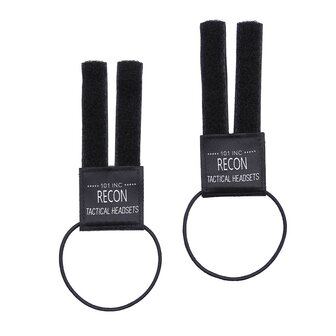 101 Inc kit de conversion pour casque tactique et casque Sordin, noir