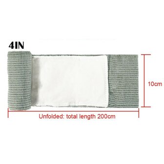 4&quot; Israeli trauma bandage / drukverband met tourniquet