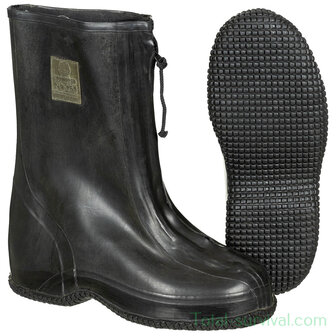 Bundeswehr Cosmoped rubberen overschoenen NBC met YKK rits, zwart