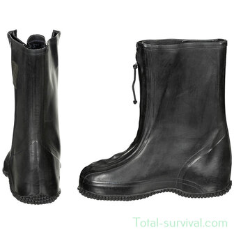 Bundeswehr Cosmoped rubberen overschoenen NBC met YKK rits, zwart