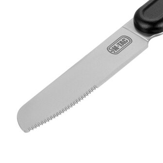 M-Tac 3-in-1 bestekset RVS, zwart