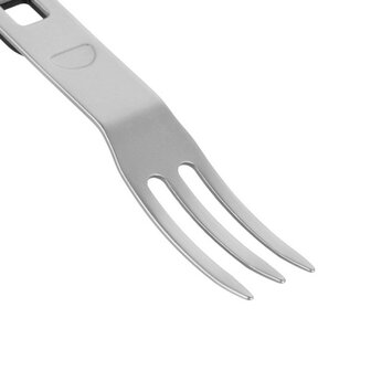 M-Tac 3-in-1 bestekset RVS, zwart