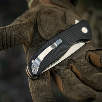 M-Tac type 11 EDC zakmes 8CR14, zwart