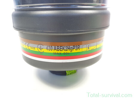 BLS 430 NBC/CBRN A2B2E2K2Hg-P3 R D combifilter 40MM RD40 EN148-1