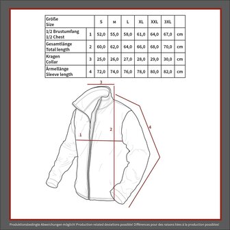 MFH US Tactische liner / fleecejack, Gen III, Coyote tan