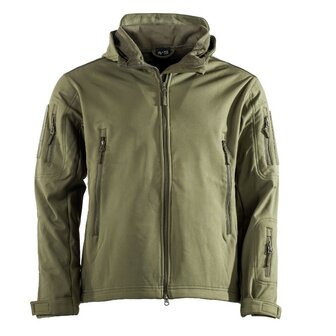 AB Delta softshell jas ademend, wind- en waterdicht, legergroen