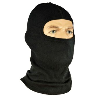 KL landmacht Balaclava / Bivakmuts 1-gaats, antistatisch / brandvertragend, zwart