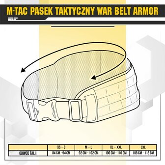 M-Tac Molle war belt Armor / heupgordel, Multicam